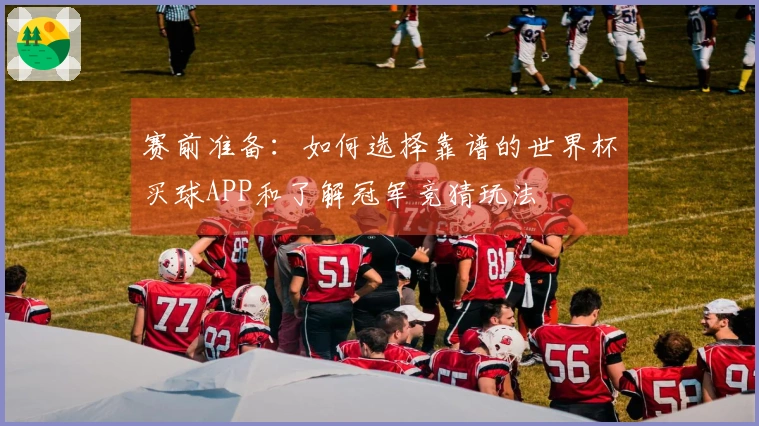 赛前准备：如何选择靠谱的世界杯买球APP和了解冠军竞猜玩法
